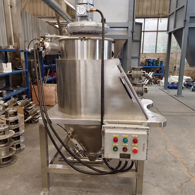 Starch Flour Bag Dump Station With Vibration Screener System For Discharging Unloading