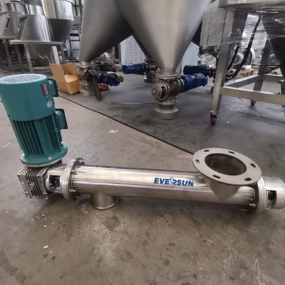 Customized Pipe Elevator Multi Angle Screw Conveyor For Cement