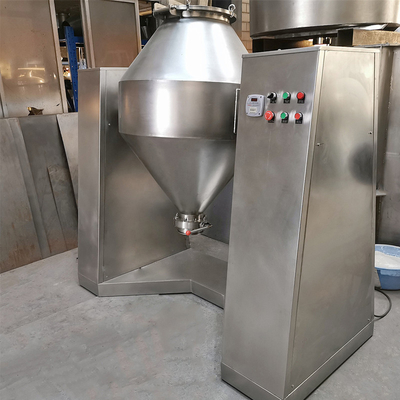 Customizable Twin Cone Powder Particle Mixer Dust-free And Low Noise