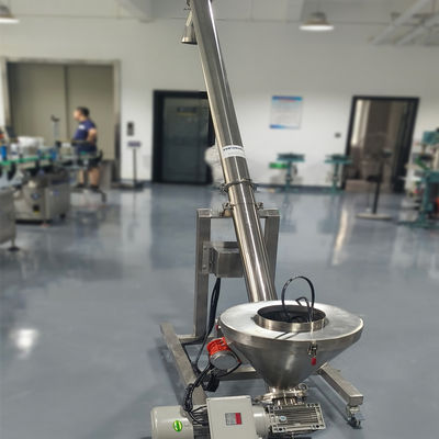 Adjustable speed screw feeder, stainless steel industrial salt elevator, granular powder conveyor
