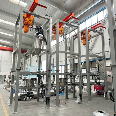 Gravity Unloading and Vibration-Assisted Bulk Bag Unloader for Chemical and Building Materials