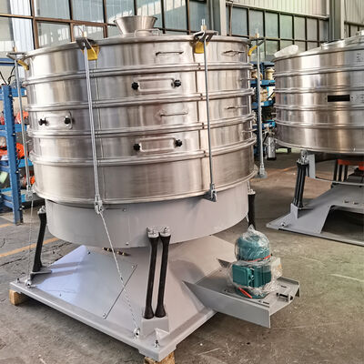 Tumbler Screening Machine stainless steel vibrating sieve with spiral material spread and gentle swinging motion for grain separation