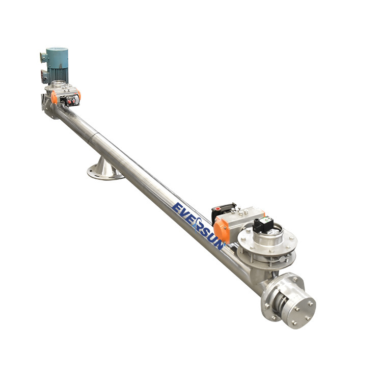Customized Pipe Elevator Multi Angle Screw Conveyor For Cement