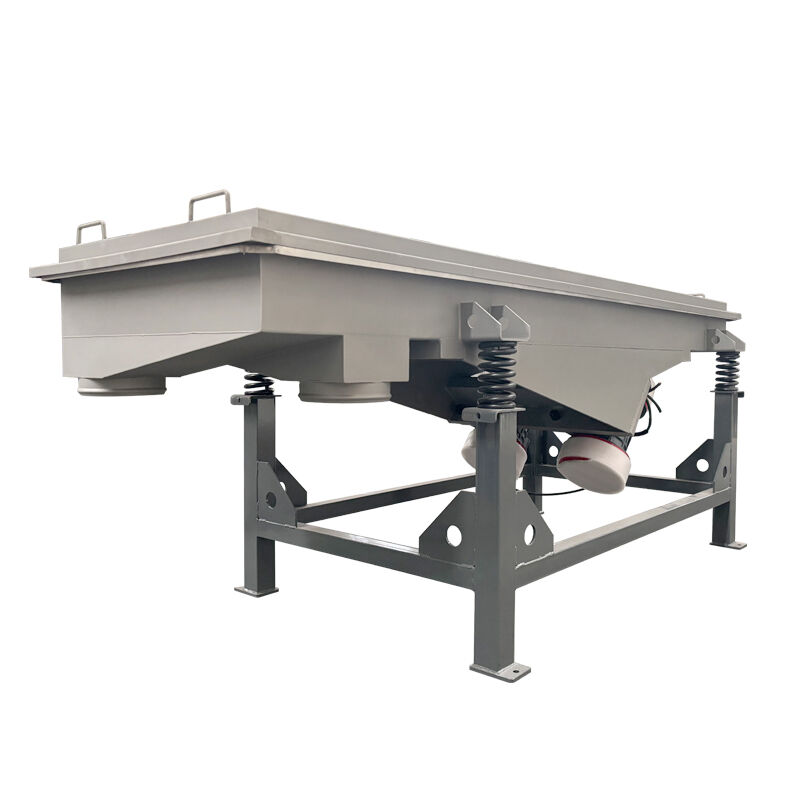 Durable Linear Vibrating Screen with Multiple Layers for Granular and Powdered Material Separation in Various Industrial Applications